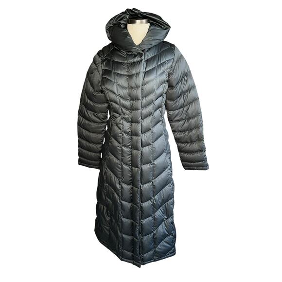 PATAGONIA Gray Downtown Parka Long Down Quilted Puffer Jacket Women's Small - Picture 1 of 9